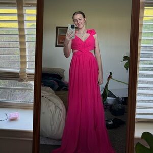 Pink formal dress